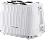 Russell Hobbs Eden 2 Slice Toaster 6 Browning 800W High Lift White