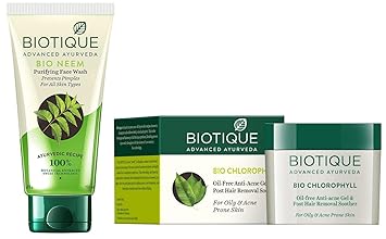 biotique bio neem purifying face wash for oily acne prone skin