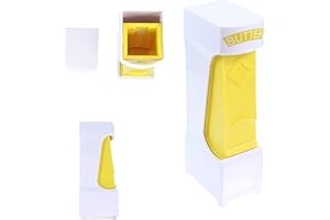 ODEBIAO Butter Cutte, Simple One Click Stick Butter Cutter - Butter Cheese Cutter - Butter Dispenser to Store Butter for Making Bread, Cakes, Cookies. (Yellow)