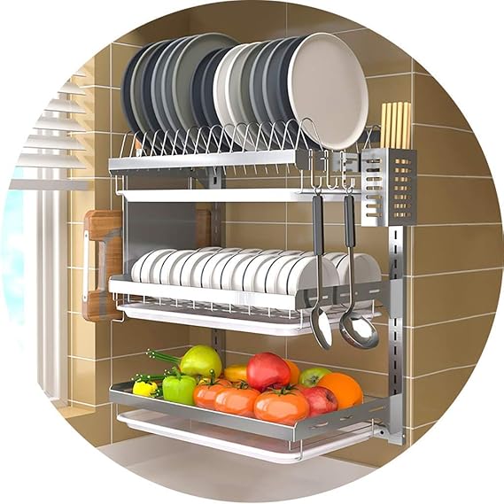 Estante de almacenamiento de cocina para el hogar, estante de