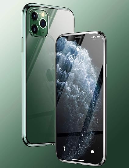 Amazon Com Kumwum Iphone 11 Pro Max Case Aluminum Bumper Magnetic