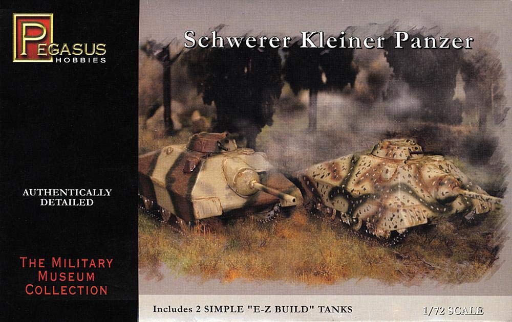 Pegasus PG7605 – Heavy German Panzer 1: 72 Plastic Model Kit
