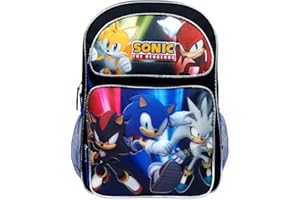 COCOMELON Sonic the Hedgehog 16 Inches Large School Backpack