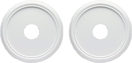 Westinghouse 16 Inch Smooth White Finish Ceiling Medallion 2 Pack