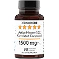 MONOHERB Active Hexose 10x Correlated Compound, 1500 mg - 30 Servings - 90 Capsules 500 mg per Capsule