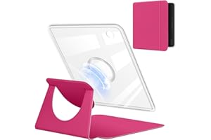YoungMe Étui rotatif à 360 degrés pour Kobo Libra Color 2024 7" sorti en 2024, design magnétique amovible, support réglable, 