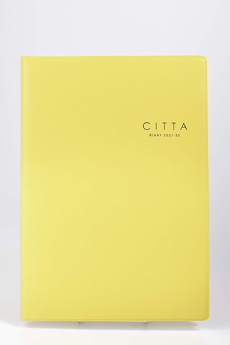 Amazon Citta手帳21 22年度版 21年3月始まり ミモザイエロー 手帳 文房具 オフィス用品