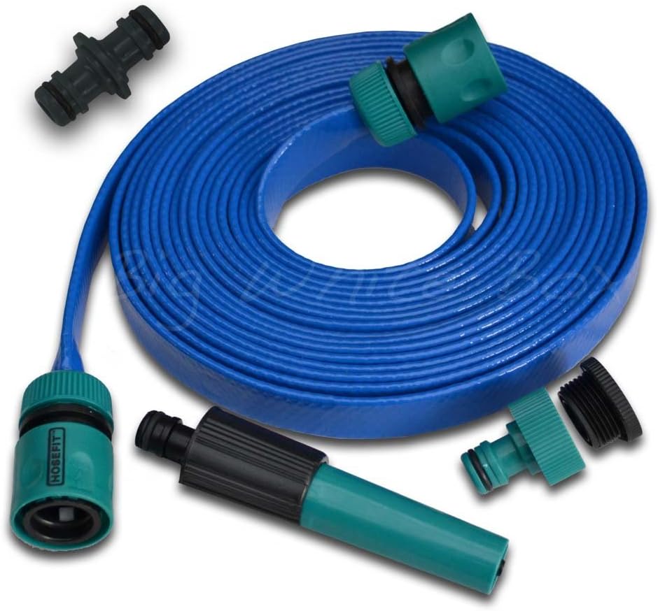 Care-avan 7.5m / 23 feet Food Grade Flat Hose suitable for use with an Aquasource