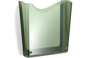 Officemate Unbreakable Wall File, Letter/A4, Vertical, Smoke(21671)