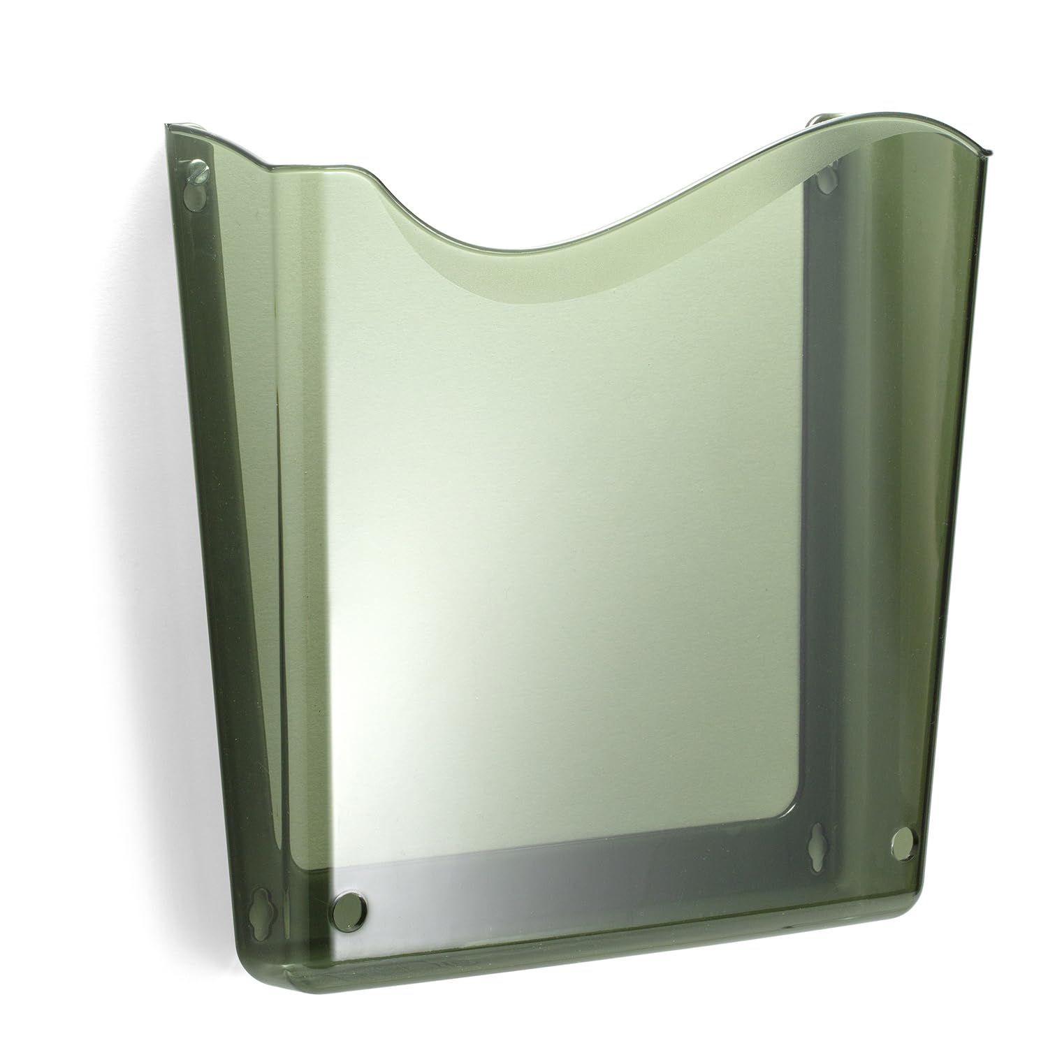 Officemate Unbreakable Wall File, Letter/A4, Vertical, Smoke(21671)