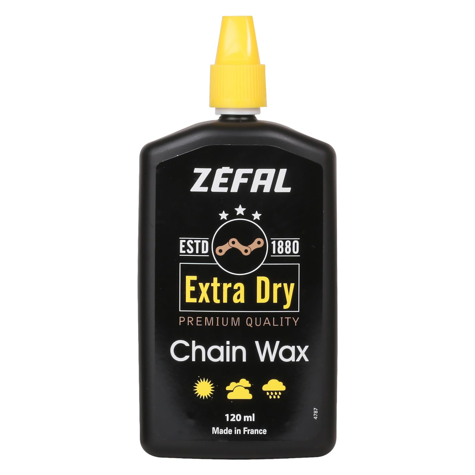 ZEFAL Extra Dry Chain Wax, 120ml,Black