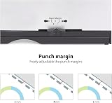 MAKEASY 21-Hole Binding Machine 450 Sheet A4/A5 with Starter Kit 100 PCs 3/8 view 3