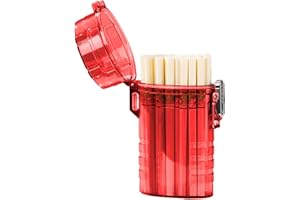 MASSEUL Waterproof Smell Proof Tobacco Storage Box, Joint Holder Case Smell Proof, Waterproof Airtight Container, Multipurpose Tobacco Pipe Bags for Outdoor