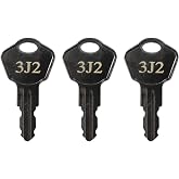 Sentry Safe Replacement Keys Model 1100-Codes 3J2 for Sentry Safe Key (Key 3J2)(3 Pcs)