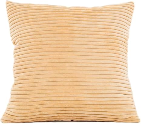 Amazon Rubitas シンプル ふわふわ クッション カバー 45 45cm おしゃれ 可愛い お洒落 かわいい オレンジ 枕カバー ピローケース オンライン通販