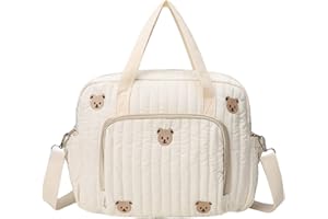 Messenger Diaper Bags, 14x4x11 Inch Large Capacity Baby Bag, Portable Lightweight Diaper Tote with Handle and Strap for Trave