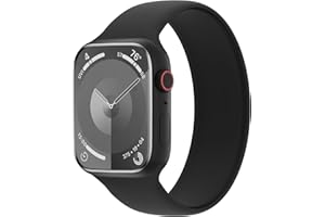 Arctime Silicone Solo Loop Bands Compatible with Watch Band 38mm 40mm 41mm 42mm 44mm 45mm 49mm, Sport Stretchy Strap Soft Replacement Wristband for iWatch Ultra/2 Series 9 8 7 6 5 4 3 2 1 SE