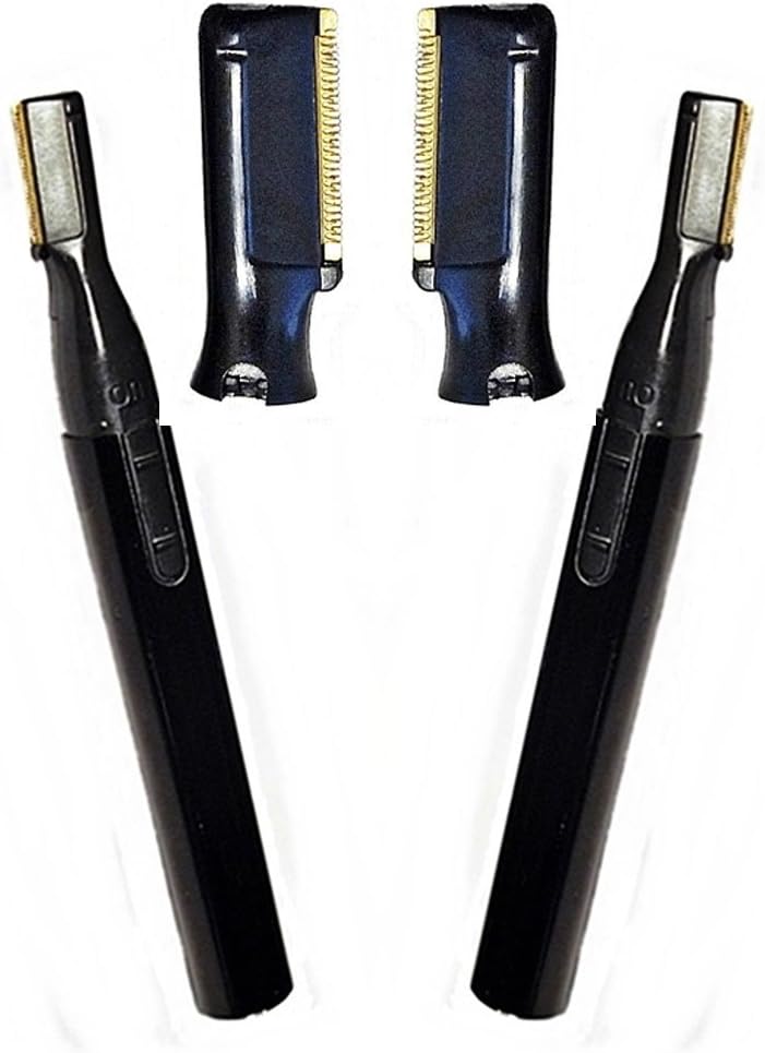Two Bare it All Titanium Micro Trimmers + Two Replacement Blades Health & Personal Care
