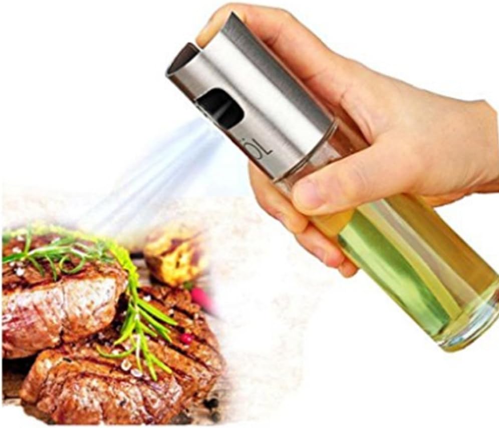 Olive Oil Sprayer Portable Kitchen Grill Cooking Oil Trigger Sprayer Bottle for BBQ/Cooking/Vinegar(One Pack)