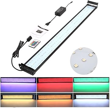 Amzdeal - Iluminación RGB LED para acuarios. La instalación ...