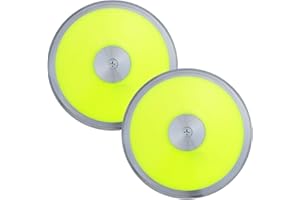 bangminda 2 Pcs 1.5 Kg Sports Training Discus,Man Women Discus Track and Field Discuses Track and Field Equipment for Outdoor