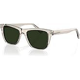 gesruny Polarized Sunglasses for Men Women - Black Retro Square Sun Glasses Driving Fishing UV400 Protection