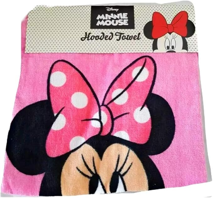 Minnie Mouse Pink Hooded Bath Towel Amazon.co.uk Baby
