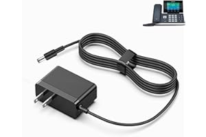 SGEOYPIL 5V 2A Power Supply Cord Compatible with YeaLink SIP Phones T29G,T46S,T46U,T48S,T48U,T52S,T54W,T54S,T56A,T58V,T58A Replacement Model PS5V2000US Adapter