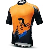 Men's Cycling Jersey Long Sleeve Mens Autumn MTB Team Bike Jersey Shirt Tops S-XXXL Breathable,Quick Dry