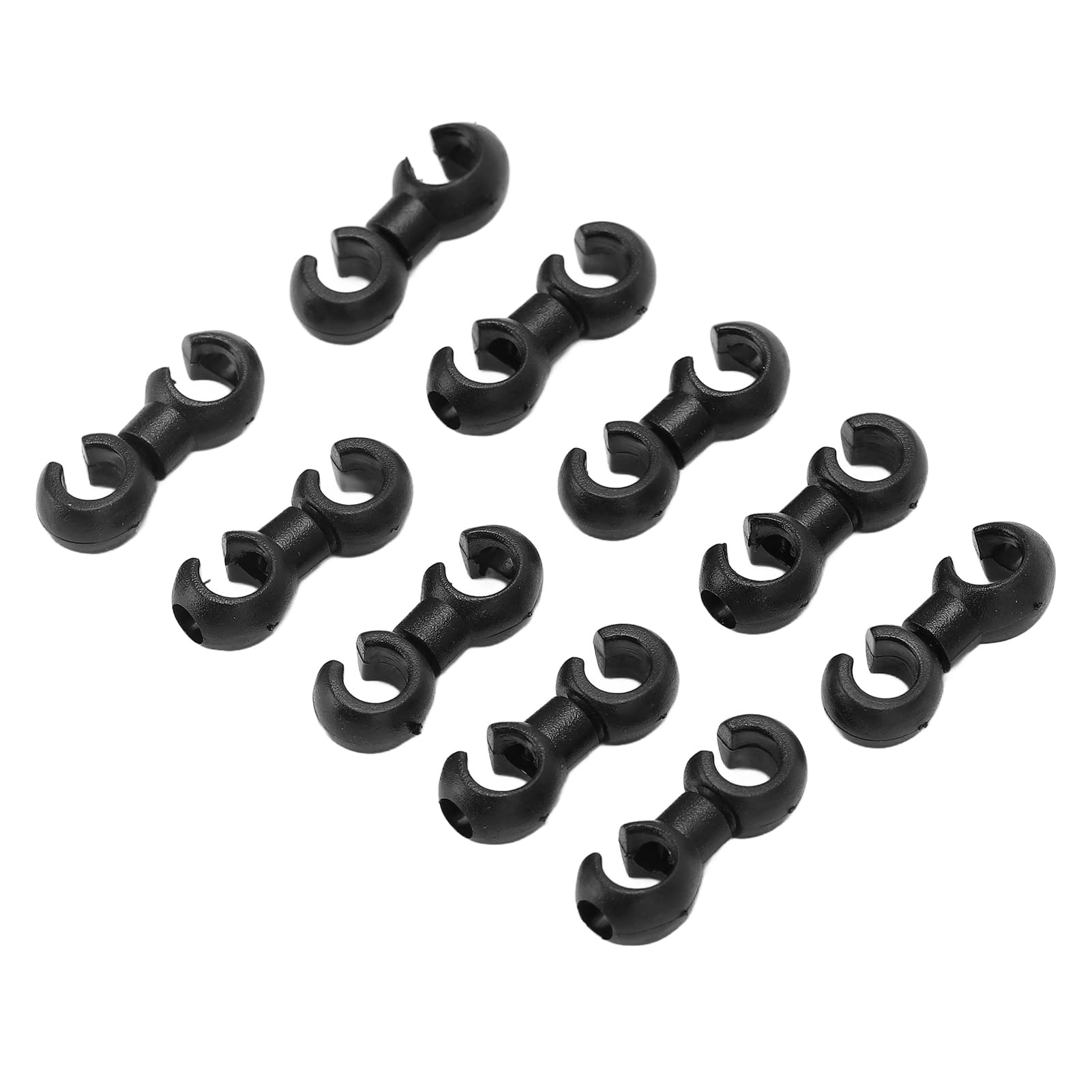 Shanrya Bike Clip, Bike Cable Clips, Brake Cable S Clips Buckle, Rotating Handcuff Hub S Buckle Double Claw Flexible Lightweight for Brake Line Pipe Storage for Oil Pipe Storage