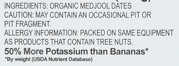 ORGANIC PITTED MEDJOOL DATES, 12 OUNCE