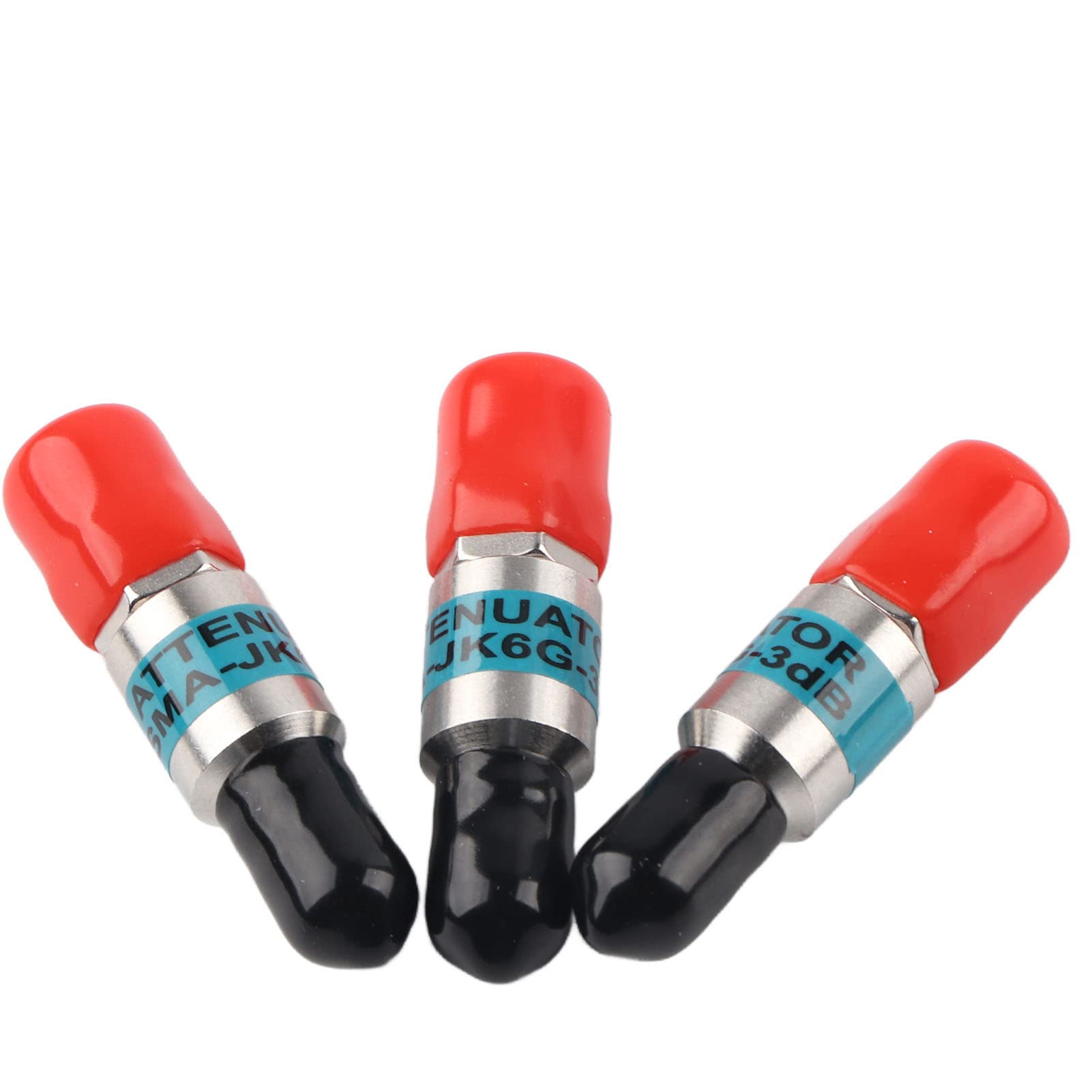 Oumefar 2W 1-30dB SMA-JK Male to Female RF Coaxial Attenuator 6GHz High Hardness RF Coaxial Attenuator for Electrical Complements(3dB)