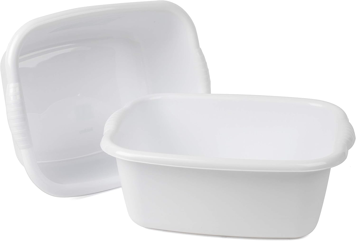 Beldray COMBO4243 Rectangular Washing Up Bowl, 10 Litre, White, Set of