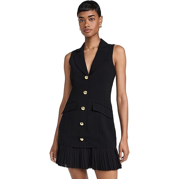 Aje Women's Ondine Knit Mini Dress, Black, XXS at Amazon Women's Clothing  store