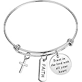 Christian Jewelry Bracelet for Daughter Goddaughter Gifts Religious Jewelry Bible Verse Gifts Inspirational Christian Gift for Women Goddaughter First Communion Gift for Godchild Birthday Present