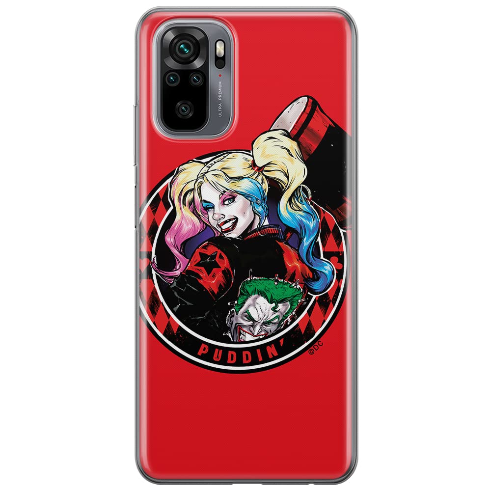 ERT GROUP mobile phone case for Xiaomi REDMI NOTE 10/ 10S original and officially Licensed DC pattern Harley Quinn 002 optimally adapted to the shape of the mobile phone, case made of TPU