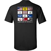 Gadsden and Culpeper Flags of Defiance T-Shirt Black