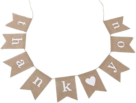 Amazon Com Fashionable Tail Shaped Linen Hanging Flags Jute