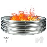5FT Diameter Camp Fire Ring Pit, Large Round