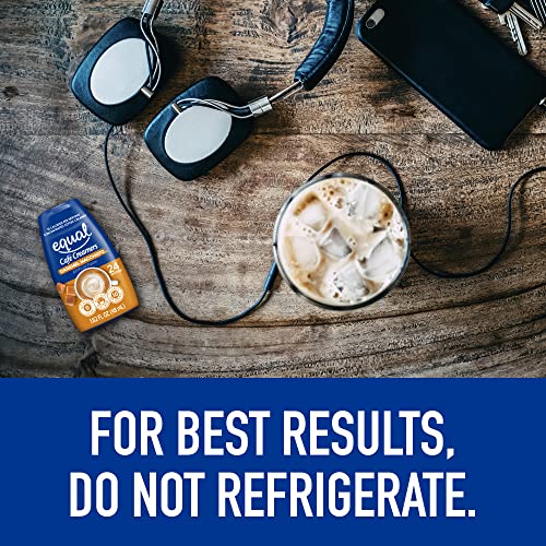 EQUAL Café Coffee Creamers Caramel Macchiato, LowCalorie Coffee