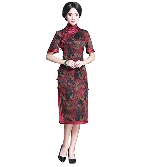 chinese silk dress