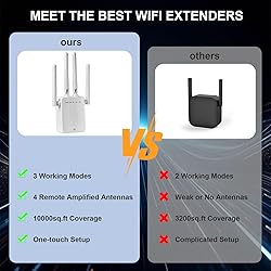 Loeiusar WiFi Extender, 5G WiFi Booster with