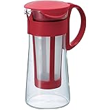 Hario Mizudashi Cold Brew Coffee Pot, 600 ml, Red