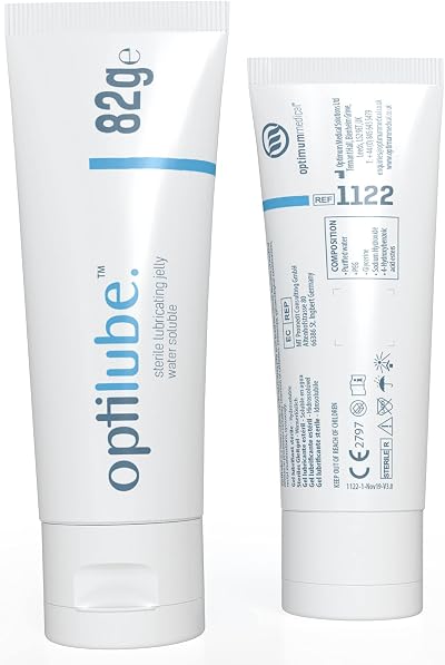 OptiLube Sterile Lubricating Jelly 82g Water Soluble Flip Cap
