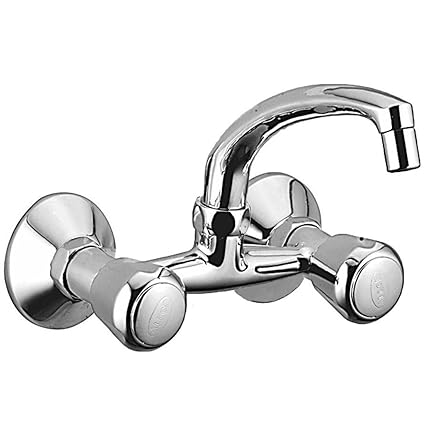 ALTON SMART 1065 Brass Sink Mixer With Swinging Spout/Wall Mounted (Chrome)