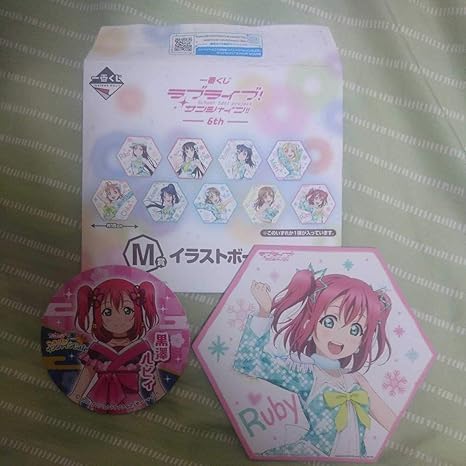 Amazon Co Jp ラブライブ サンシャイン 黒澤ルビィ 一番くじ イラストボード コースター Anime グッズ ホビー 通販