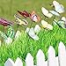 Teenitor Decorative Garden Stakes, 40pcs 12cm Butterfly Garden Stakes Garden Stake Decor Butterflies Stakes for Outdoor Yard Christmas Decorations