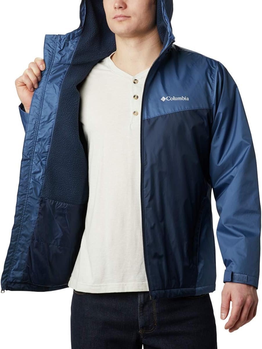 columbia rain to fame sherpa lined jacket