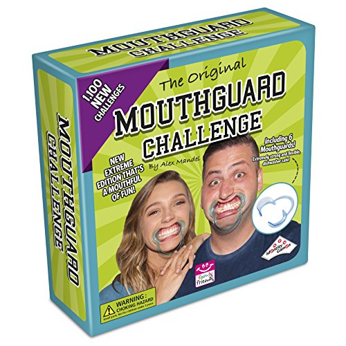 Mouthguard Challenge Game - Extreme Edition with 1100 New Challenges and 6 Mouthguards