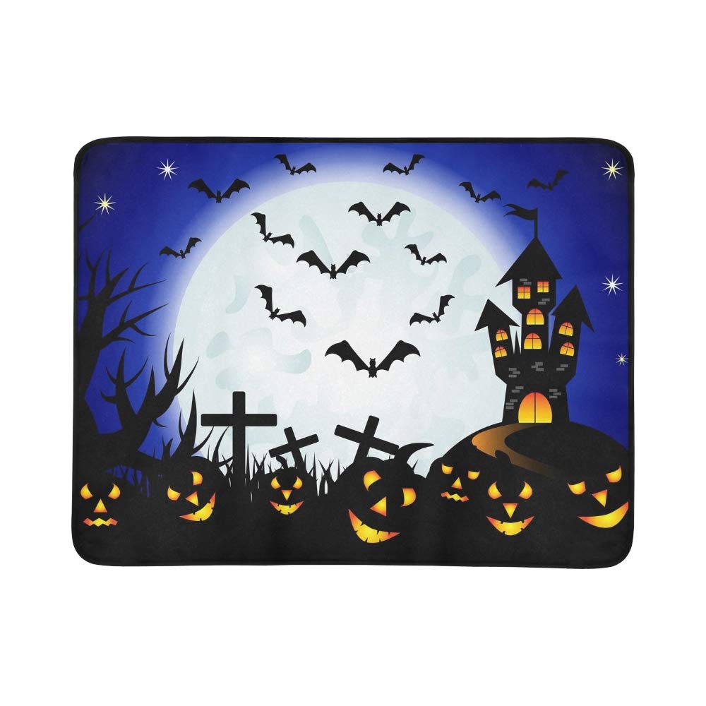 Amazon Com Yknfis Portable Beach Chair Mat Halloween